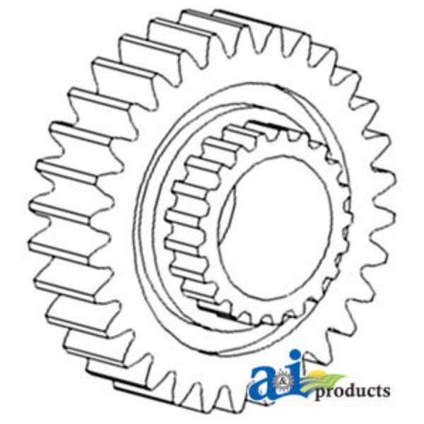 A & I Products Gear, Reverse Idler 6.7" x2.7" x6.3" A-393523R1